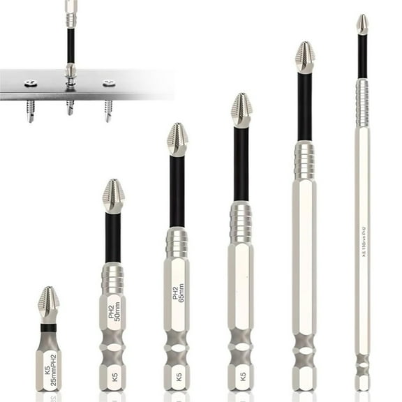 High Magnetic Screwdriver Drill Bit Set, Anti Slip ,Alloy Steel for Impact Driver ,Torx Screwdriver Set