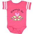 thumbnail image 3 of Inktastic Grammy's Girl Heart Flowers Girls Baby Bodysuit, 3 of 5