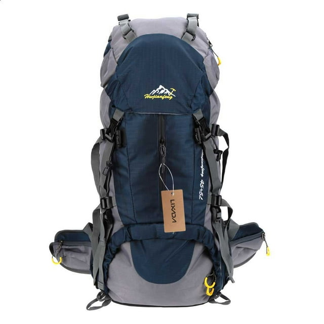 Lixada 50 L Sac à Dos Imperméable de Sport de Plein Air Randonnée Randonnée Camping Voyage Sac à Dos d'Alpinisme Escalade Sac à Dos avec Housse de Pluie