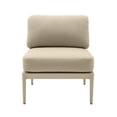 thumbnail image 3 of Kapri Taupe Modular Outdoor Armless Chair, 3 of 5