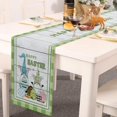 thumbnail image 4 of Easter Table Runners 13x70 Inches  Bunny Gnomes Linen Burlap Happy Easter Table Runners for Kitchen Holiday Party, 4 of 4