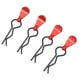 thumbnail image 5 of RC Car R Clips, Fácil Instalación, Resistente, 4 Piezas En Forma De R RC Body Clip Pin Pin De Acero Inoxidable De Alta Resistencia Con Mango De Aleación De Aluminio Para 1/8 RC, 5 of 8
