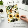 thumbnail image 3 of FORMRS Acrylic Clipboard with Low Profile Clip Standard A4 Letter Size, 12.5" x 9", Dog Sunflower Pattern, 3 of 8