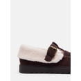 thumbnail image 4 of No Boundaries Women's Faux Shearling T Strap Clogs, 4 of 6
