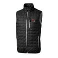 thumbnail image 2 of Men's Cutter & Buck  Black Kansas City Chiefs Helmet Rainier PrimaLoft Eco Insulated Full-Zip Puffer Vest, 2 of 3