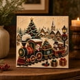 thumbnail image 4 of Fmbmuo Christmas train Diamond Art Kits Christmas Pearl Art Canvas Art Canvas Wall Art for Living Room, 4 of 5