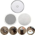 thumbnail image 2 of BE-TOOL 4Pcs Coffee Filters Screen Replacement, Reusable Stainless Steel French Press Filter, Washable Coffee Makers Ultra Fine 250 Mesh Disk Tea Filter, 2 of 8