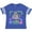 Football Blue and White, variant on St. Petersburg Florida Cute Swimming Manatee Boys or Girls Toddler T-Shirt