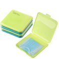 thumbnail image 2 of Caja de almacenamiento de plástico de 2 piezas Caja de almacenamiento portátil portátil con tapas para cubierta facial Accesorios para la cara Bolsa de almacenamiento (azul y verde) oso de fresa Hogar, 2 of 6