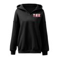 thumbnail image 3 of And Winter Fashion Ice Printed Women's Hooded Sweatshirt Without Pockets Hoodie for Women Long Hoodie Dresses for Women Sweatshirt Plain Womens Womens Long Hoodies Hoodie with Zip Zipper Hoodies Women, 3 of 4