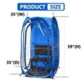 thumbnail image 3 of SUGIFT 1 Person Weather Pod Portable Pop Up Tent for Sports Event, Blue, 3 of 7