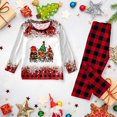 thumbnail image 1 of Pyjama de Noël Automne Hiver Joyeux Noël Pyjama Animal pour Femmes Coton Bio Bébé Pyjama de Noël, 1 of 4