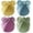 Yellow+blue+purple+green, variant on 4PCS Newborn Baby Bow Knot Turban Hat Infant Toddler Hospital Hat Cotton Head Wrap Beanie Cap