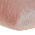thumbnail image 5 of Parkland Collection Reta Transitional Quilted Pink Throw Pillow, 5 of 7