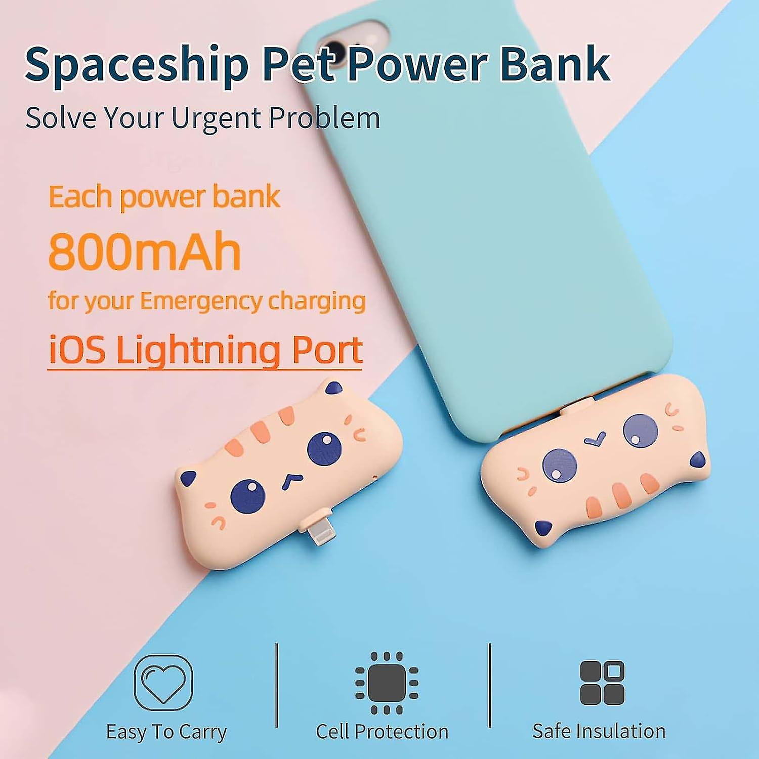 Cute portable charger discount