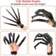 thumbnail image 2 of Extensiones de dedo articuladas ZHAOCHENG Halloween decoración accesorios terror 23,5 cm x 14 cm, 2 of 5
