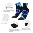 thumbnail image 5 of Lsque Geometry Dash Printed Crew Socks, Moisture-Wicking Socks, Athletic Socks for Men Breathable Cushion Socks Casual Sport Socks for Running Traveling, 5 of 6