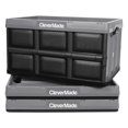 thumbnail image 1 of Cubo de almacenamiento CleverMade, plegable, piedra, 62 L, 3 unidades, 100 kg, 1 of 9