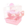 thumbnail image 3 of Pequeña jaula de hámster jaula de hámster para hámster enano conejillo de indias de hámster enano Hedgehog rosa, 3 of 8