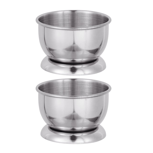 WASHWEPE 2Ud Vasos De Acero Inoxidable Para Té Y Licor Uso Doméstico Color Plata Duradero