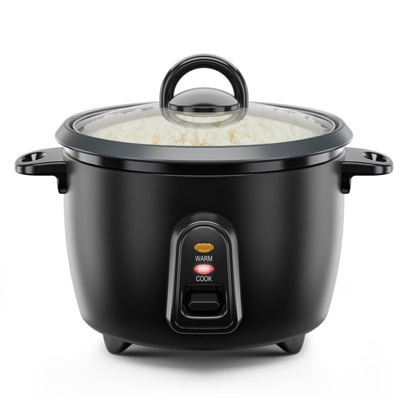10-Cup Family-Sized Rice Cooker with Automatic Keep Warm & Nonstick Pot