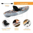 thumbnail image 6 of Lifetime Tamarack Pro 123 inch Sit-on-Top Kayak, Eclipse Fusion (91058), 6 of 21