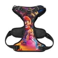 thumbnail image 5 of Lsque Mario Dog Harness, No-Pull Pet Harness with 2 Leash Clips, Adjustable Soft Padded Dog Vest with Easy Control Handle for Large Dogs-Small, 5 of 9