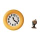thumbnail image 5 of Reloj de pared redondo moderno y silencioso con contador para dormitorio o escritorio. Figura decorativa de globo terráqueo. Reloj de mesa de resina y, 5 of 8