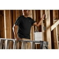 thumbnail image 4 of Milwaukee XL Short Sleeve Men's Crew Neck Black Hybrid Work Tee Shirt, 4 of 5