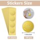 thumbnail image 5 of 100 sellos adhesivos para sobres con relieve dorado de 5 cm, con forma de hongo, redondos y de aluminio., 5 of 9