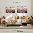 thumbnail image 4 of Elephant Stock Ny From Above Wall Art - Horizontal Canvas Wall Art - Living Room Wall Decor - City Canvas - Blue And Orange Decor - 45" x 30", 4 of 8