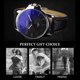 thumbnail image 4 of Reloj de cuarzo YAZOLE para hombre, exquisito reloj de pulsera masculino con luz azul, 4 of 8