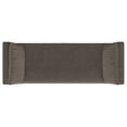 thumbnail image 6 of Robin Upholstered Accent Bench with Armrests Brown, 6 of 8