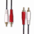 thumbnail image 5 of Premium 5Ft 2 Rca To 2 Rca Gold Plated Rca Male L/R Stereo Audio Cable Cord Us, 5 of 6