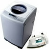 RCA 1.6 cu ft Portable Washer w/ Your Choice of Iron or Garment Steamer