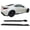 Matte Black, variant on Ikon Motorsports Side Skirts Compatible with 2022-2025 Toyota GR86 & Subaru BRZ IKON V2 Style Matte Black ABS Left Right Rocker Panel Extension Guard Pair