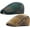 2Pcs Set D, variant on Kiibsot 2 Pack Men's Newsboy Flat Cap Adjustable Plaid Ivy Gatsby Cabbie Driving Golf Hat Beret