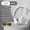 Pearl White, variant on Head-Mounted Retro Bluetooth Earphones SMY63A Noise-Cancelling Wireless Bluetooth Over-Ear Headphones