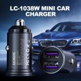 thumbnail image 5 of Cargador De Coche De Carga Rápida Qc3.0 Cargador De Coche De 38 W Cargador De Teléfono De Doble Puerto Usb De Metal Speravity EL016422-01, 5 of 5