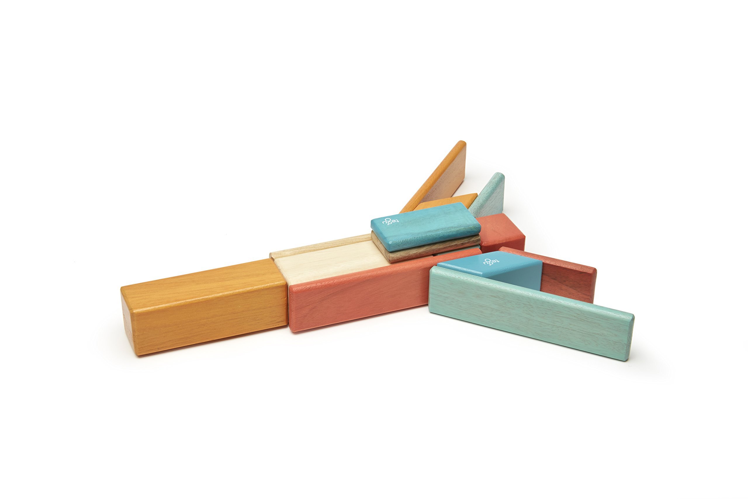 14 piece tegu magnetic wooden block set