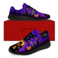 thumbnail image 3 of Uminder Womens Tennis Shoes Halloween Witch Sneakers Black Shoes Size 8.5, 3 of 5