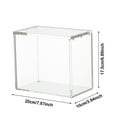 thumbnail image 2 of Acrylic Clear Display for Booster Sides Stackable Storage Organizer with Lid for Collectible Card and Showcase, 2 of 3