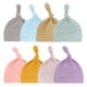 thumbnail image 1 of 4pcs/Lot Baby Hats 100% Cotton Printed Baby Hats & Caps For 0-6 Months Newborn Baby Accessories Dropshipping4pcs white0-12 months He Qiyong unisex, 1 of 1