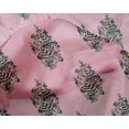 thumbnail image 4 of oneOone Silk Tabby Pastel Pink Fabric Leaves & Floral Block Sewing Craft Projects Fabric Prints By Yard 42 Inch Wide, 4 of 4