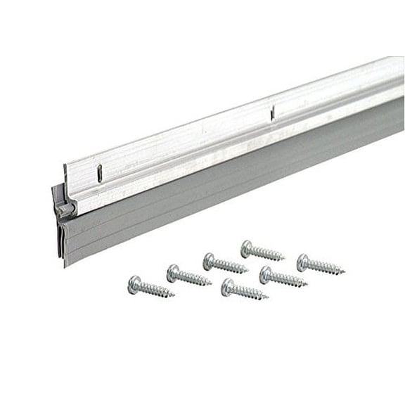 M-D Building Products 5090 Standard Fin Door Sweep DV-1, 36-Inch, Silver, Aluminum