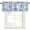 Blue, Slate, Gray, variant on Valances for Windows, Navy Blue Starfish Coastal Light Filtering Window Treatment Valances for Living Room/Bedroom, Summer Coral Shell Beach Nautical 42"x 12" Rod Pocket Kitchen Curtains