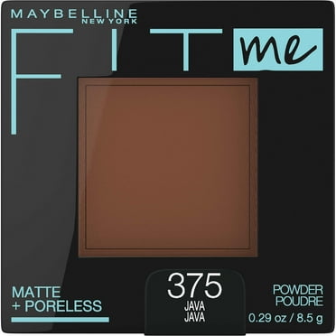Maybelline Fit Me Matte   Poreless Pressed Face Powder Makeup & Setting Powder, Java - Flawless Complexion Perfector