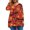 #A26-Red, variant on Womens Plus Size Halloween Tops Cute Pumpkin Bat Graphic T Shirts for Women Crewneck Long Sleeve Tunic Top for Women Holiday Loose Fit Womens Tunic Tops,5XL