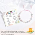 thumbnail image 3 of Kindergarten Preschool Grade 1/2 Bracelet Gift, Cross Pearl Back-to-School Gift Bracelet Decorative Accessories for Women, 3 of 5