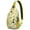 Lightweight, variant on Colorful Dreamy Mandala Sling Backpack, Psychedelic Trippy Shoulder Bag with Abstract Pattern for Meditation Space and Emotional Healing